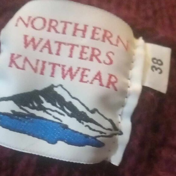 NORTHERN WATTERS KNITWEAR 100% WOOL VINTAGE 90s iconic MADE IN P.E.I. - Picture 1 of 11